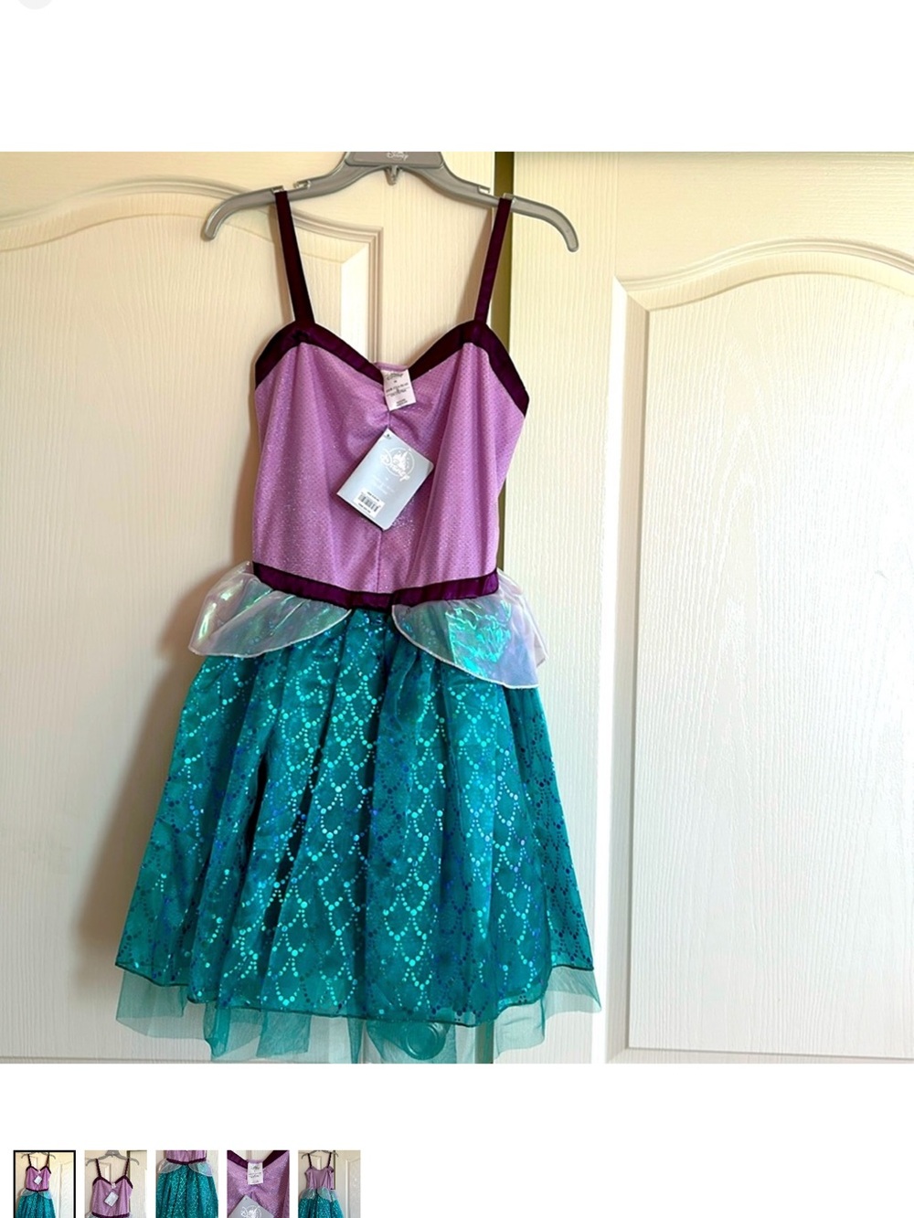 Disney Purple and Teal Mermaid Dress Costume